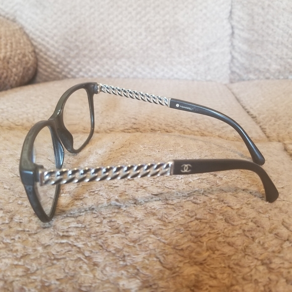 Chanel Women's Glasses Frames and Case Adults Black Gold - Picture 11 of 16